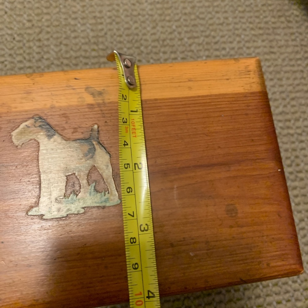Vintage wooden trinket box - Picture 6 of 9